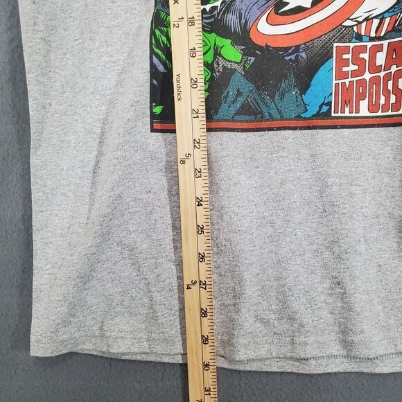 MARVEL Graphic Shirt Mens SZ L Spiderman Ironman Captain America Avengers - Picture 4 of 7